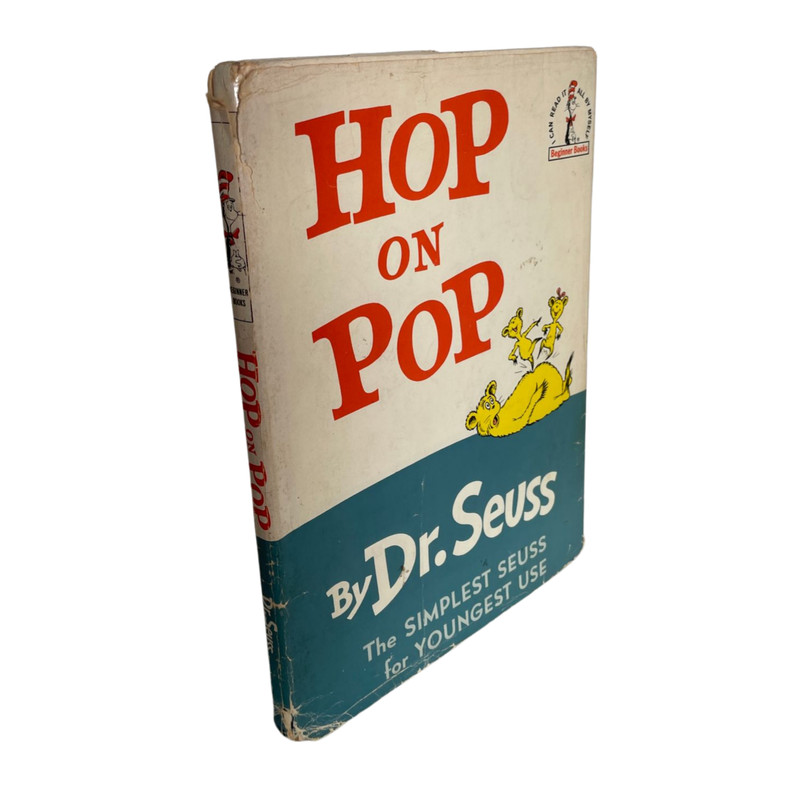 HOP ON POP by Dr. Seuss HBDJ True First Edition