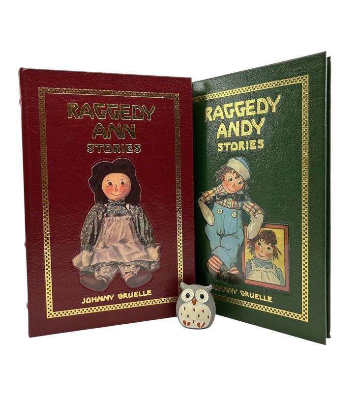 EASTON PRESS Raggedy Ann Andy Stories Johnny Gruelle 2V Leather Children Classic