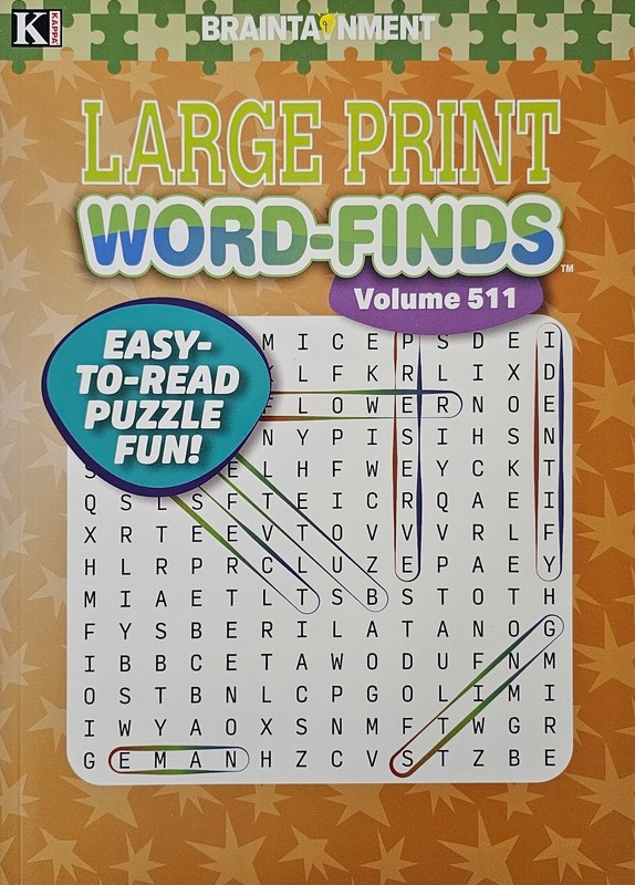 4 New Large Print Word-Finds Puzzle Books Kappa Games Vol #509-512~ Search,Hunt gallery