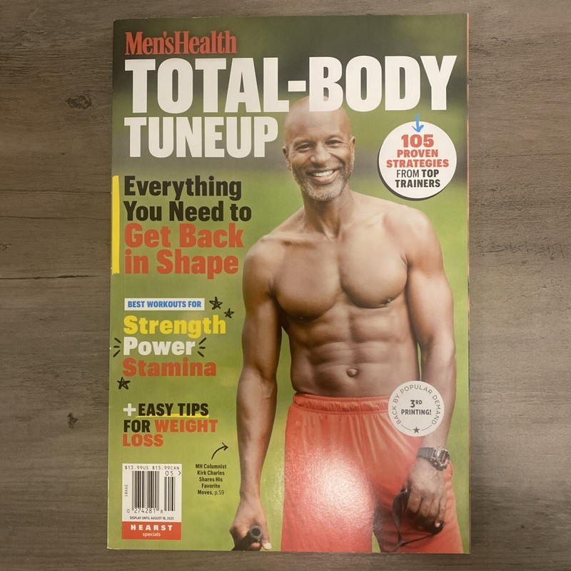 Mens Health 3rd Printing Total Body Tuneup Weight Loss July August 2025 Trainer