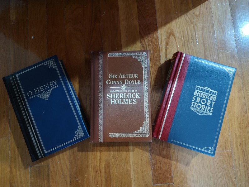 LOT OF 23 AMARANTH PRESS LEATHER BOUND BOOKS gallery
