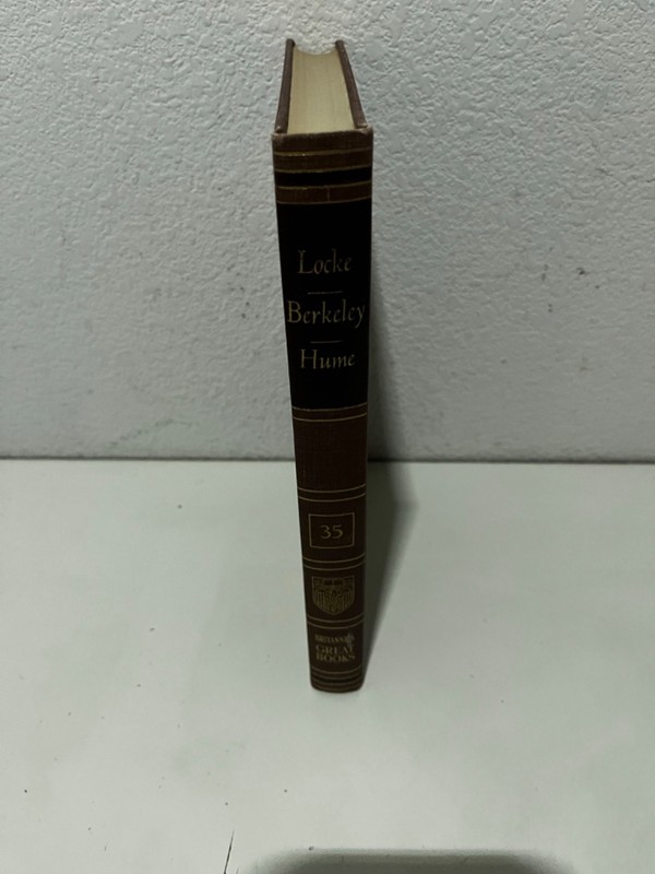 Britannica great books of western world #35 LOCKE BERKELY HUME HARDCOVER 1952