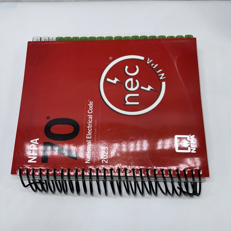 NEW NFPA 70, National Electrical Code 2023 Spiralbound Book Pretabbed Tabs gallery