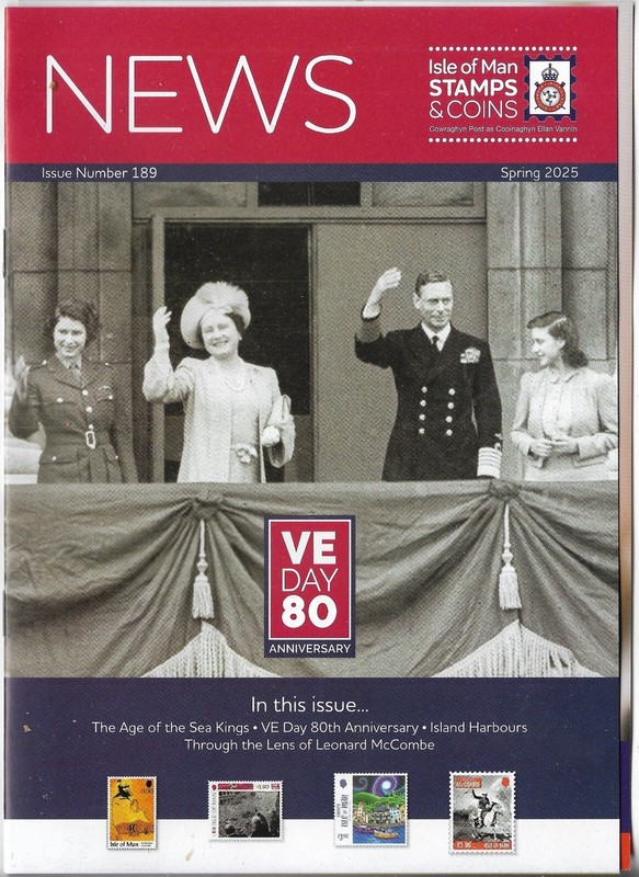 Isle Of Man Stamps & Coins, News Booklet Issue Number 189 – Spring 2025