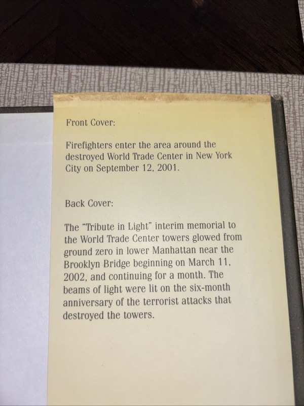 9/11: A Tribute - Hardcover Oversized Coffee Table Book with Dust Jacket - 2002 gallery