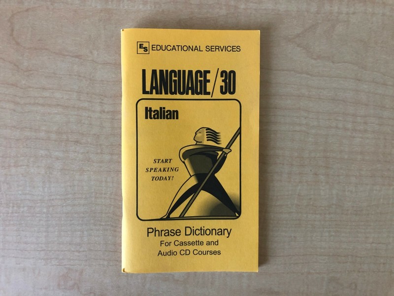 Italian Phrase Book / Dictionary – Pocket Size – by Language/30