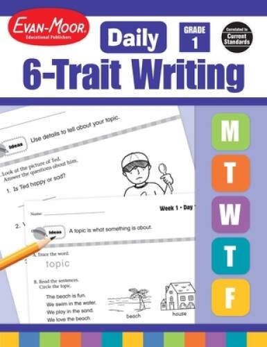 Daily 6-Trait Writing, Grade 1 (Daily Practice Books) – Paperback – VERY GOOD