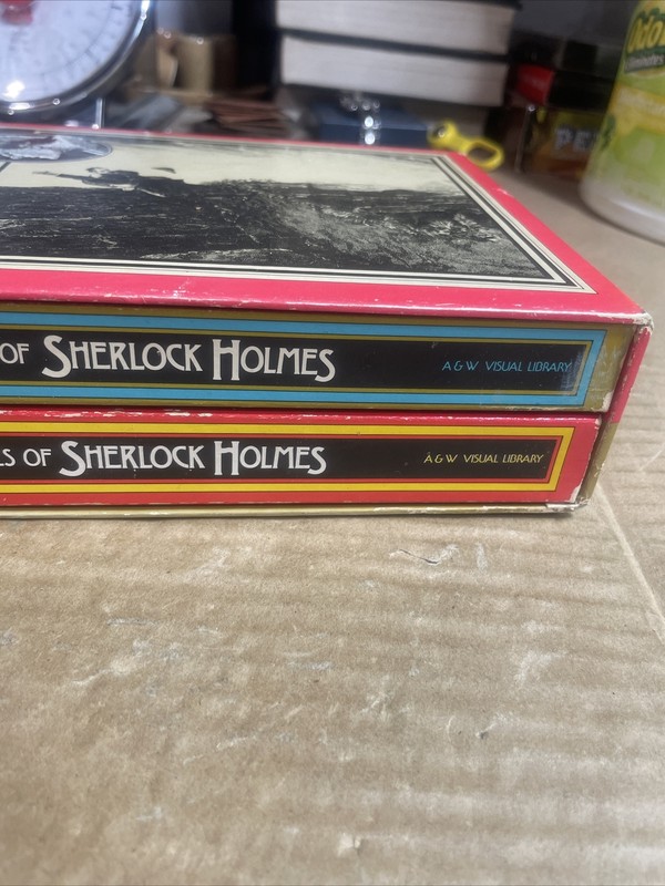 Adventures and Memoirs of Sherlock Holmes 2 Vol Box Set 1975 Illus. Sidney Paget gallery