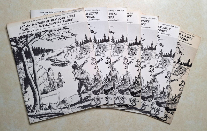 Indian History of New York State Part III Algonkian Algonquin Tribes Vintage NY
