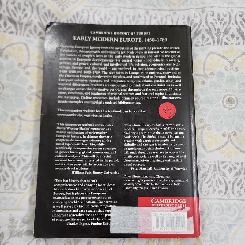 Cambridge History of Europe Ser.: Early Modern Europe, 1450-1789 by Merry E.... gallery
