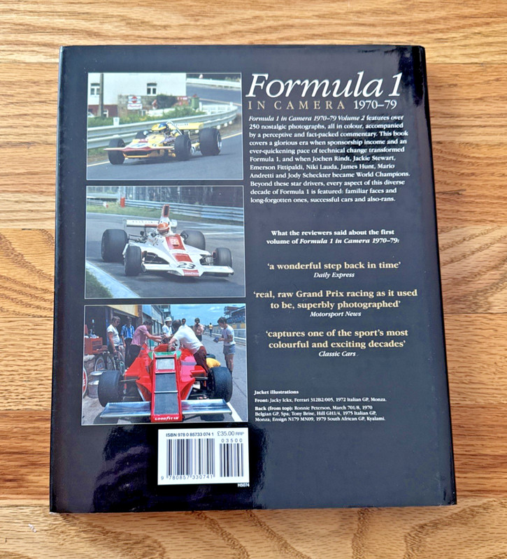 Formula 1 In Camera 1970-79 Vol 2 Paul Parker Hardcover F1 Racing Book gallery