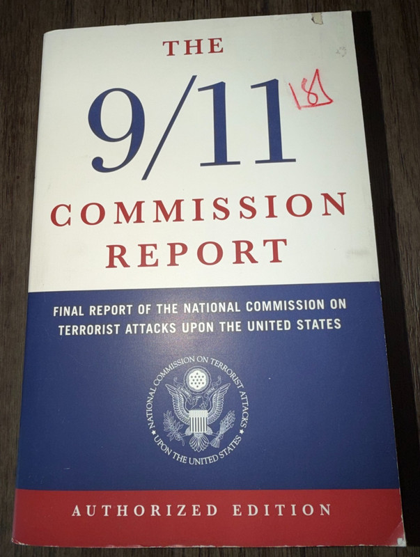 The 9/11 Commission Report 3rd Printing Paperback W. W. Norton & Company Good-