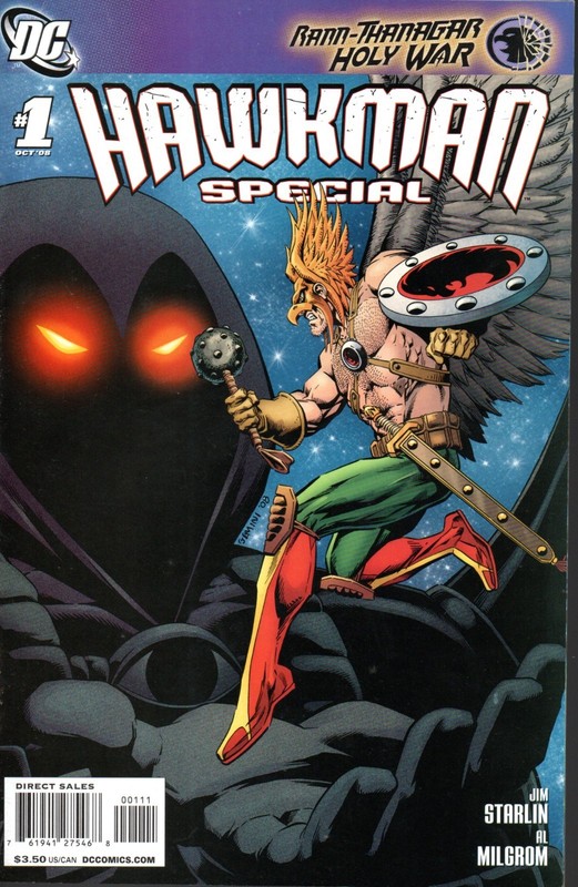!!! DC COMICS RANN-THANAGAR HOLY WAR HAWKMAN SPECIAL #1 (2008) 1ST PRINT NM !!!
