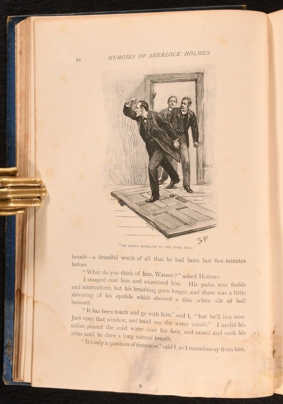 1894 The Memoirs of Sherlock Holmes Arthur Conan Doyle Sidney Paget First Edi... gallery