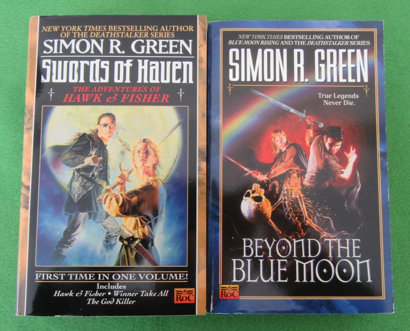 LOT 4 HAWK & FISHER SERIES BY SIMON R. GREEN IN 2 PB: SWORDS OF HAVEN 3 IN 1 +