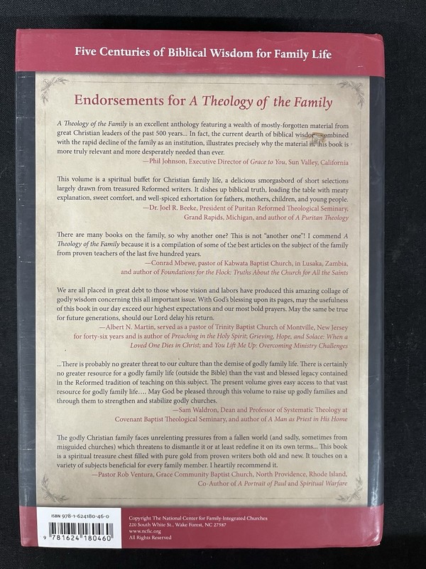 A Theology of the Family, Jeff Pollard/Scott Brown Editors 2014 HCDJ LN gallery