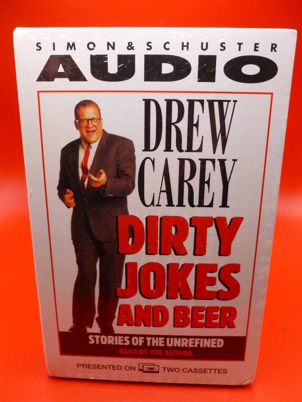 Drew Carey Dirty Jokes and Beer Audiobook 2 cassettes 3 hours Sealed FREE SHIP
