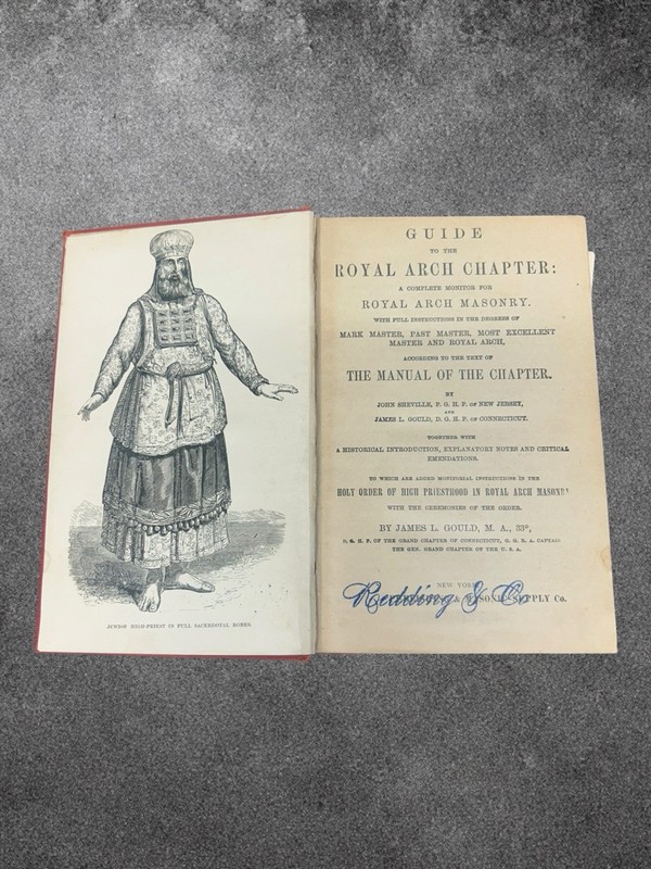 Masonic History 1867 Royal Arch Chapter Freemasonry Guide James Gould gallery