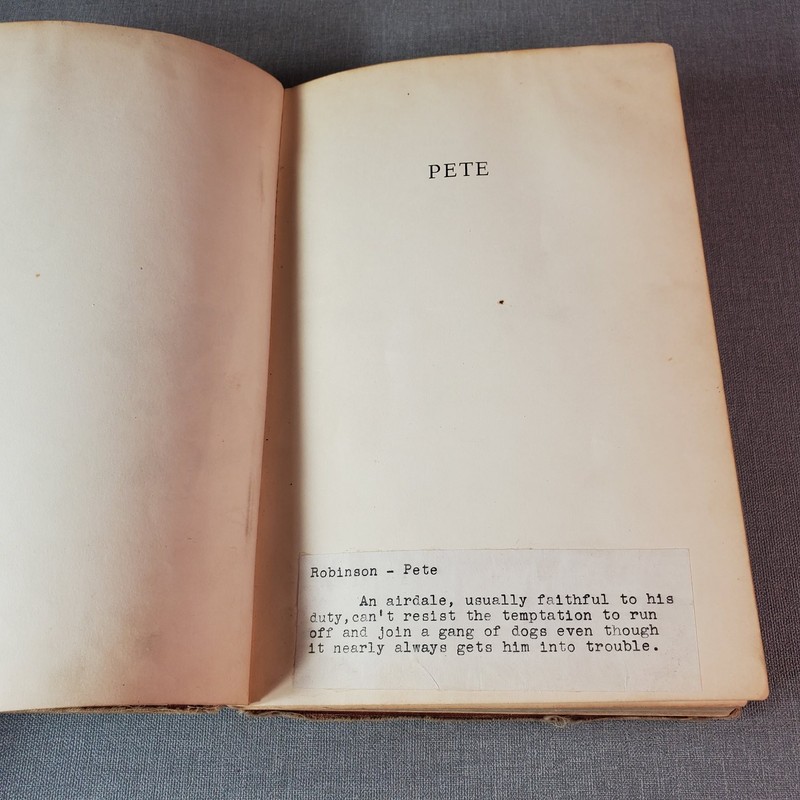 Pete Tom Robinson 1941 First Edition Illustrated Dog Story Viking Press gallery