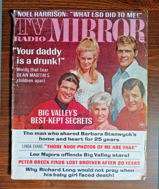 TV Radio Mirror Magazine – June 1967 – Big Valley, Lee Majors (No Label)
