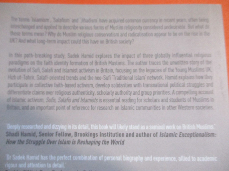 Sufis, Salafis & Islamists: The Contested Ground of British Islamic Activism NEW gallery