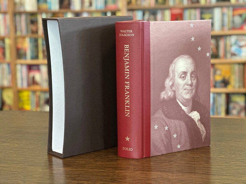 Benjamin Franklin: An American Life Folio Society Walter Isaacson 2008 Slipcase