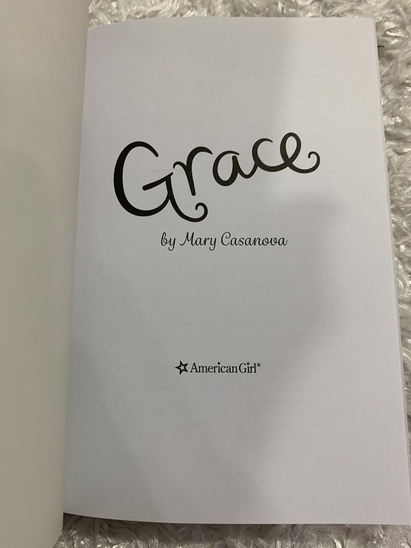 Grace Girl of the Year American Girl Doll Book By Mary Casanova 195 Pages NEW gallery