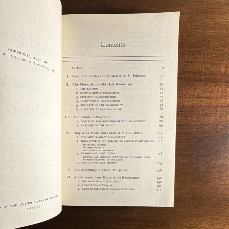W. W. Norton & Company The Beginnings of Choral Polyphony 1950 Illustrated Dürer