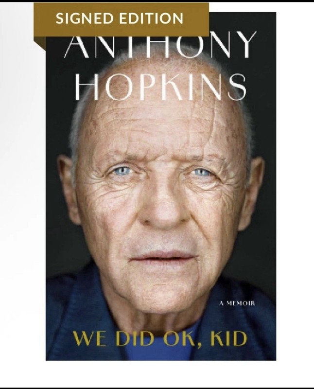 We Did OK Kid by Anthony Hopkins Hardcover Book Memoir Autographed Copy In Hand