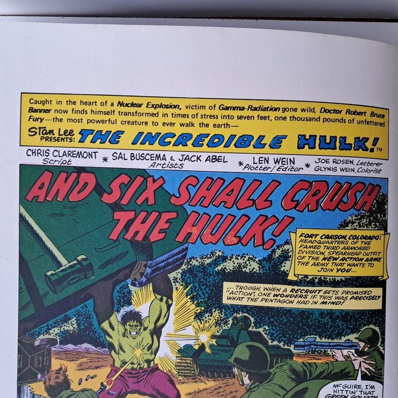 MARVEL COMICS 1983 THE INCREDIBLE HULK UK BRITISH ANNUAL HARDCOVER STAN LEE gallery