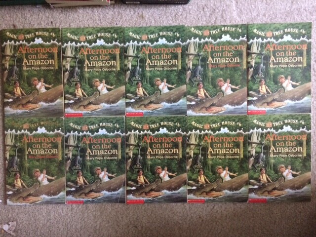 Magic Tree House # 6 Afternoon on the Amazon class set Guided Reading lot 10 PB