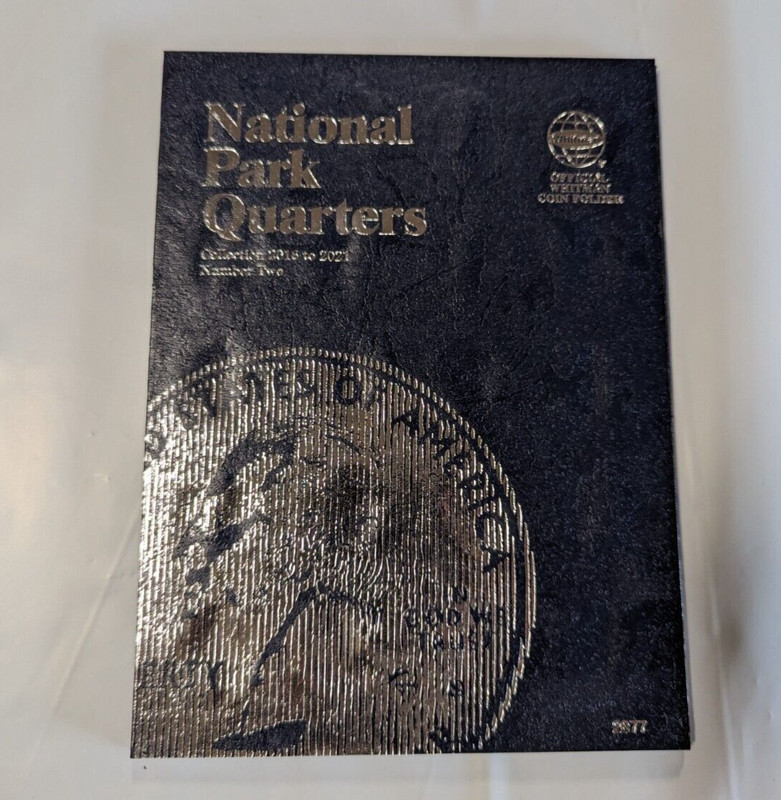 National Park Quarters 25c Album Coin Folder Whitman Vol #2 2016-2021 NEW 2877