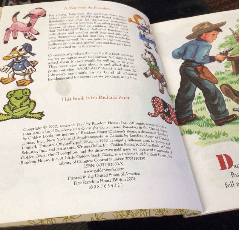 Little Golden Book Doctor Dan the Bandage Man by Helen Gaspar 2004 HB No Bandaid gallery