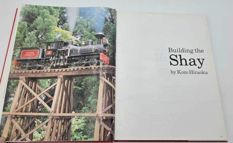 Building The Shay Kozo Hiraoka 2001 Hardcover Live Steam Locomotive Book gallery