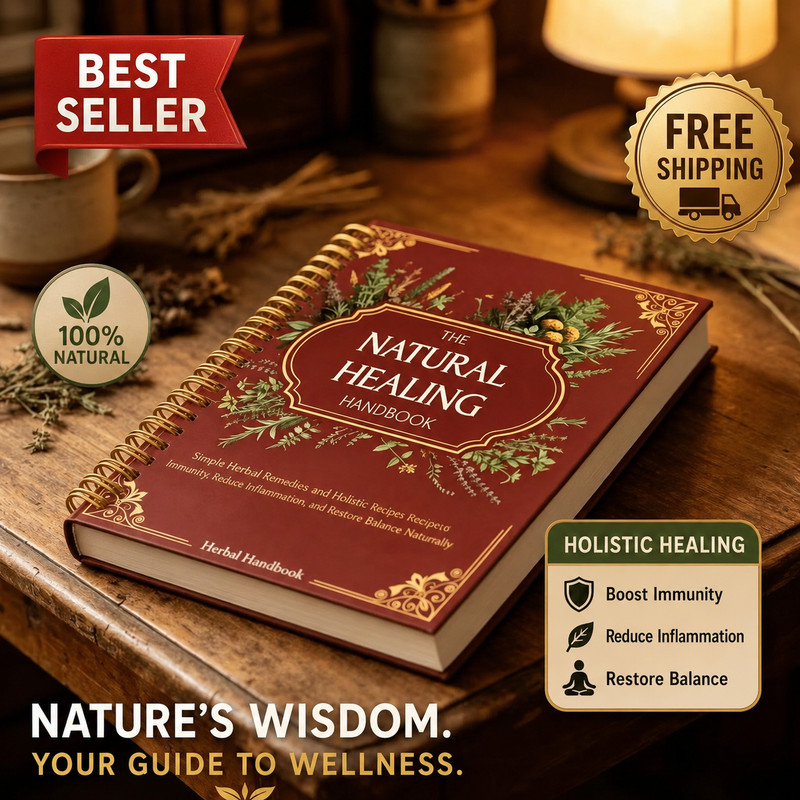 The Natural Healing Handbook English Wellness Lovers Spiral Book Holistic Herbal
