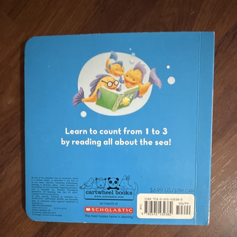 1, 2, 3 in the Sea by Sue DiCicco (2012, Children's Board Books) gallery