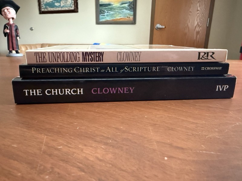 3 NEW Edmund P. Clowney Books Lot The Unfolding Mystery The Church Preaching