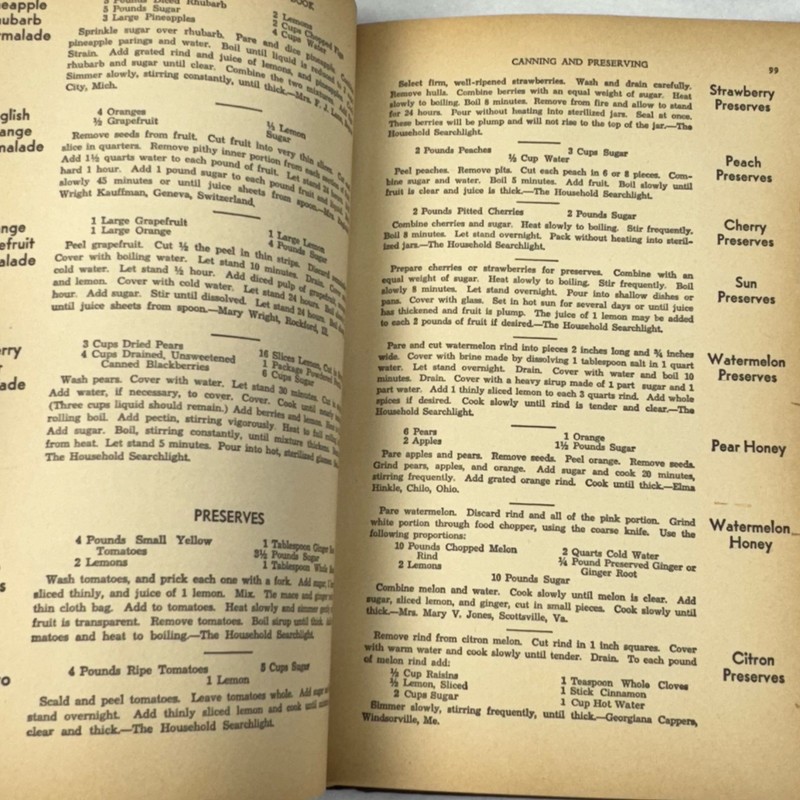 Vintage 1956 Household Searchlight Recipe Book 26th Edition Hardcover Cookbook gallery