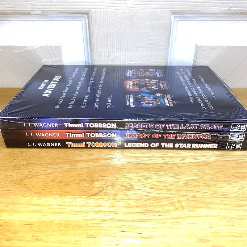 TIMMI TOBBSON Big Boxed Set: Solve-Them-Yourself Picture Mysteries Books 1-3 NIP gallery