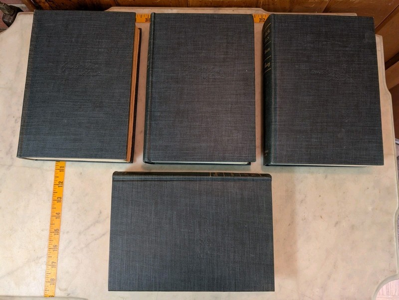 Abraham Lincoln The War Years by Carl Sandberg Volumes 1-4 1939 Hardcover Set gallery