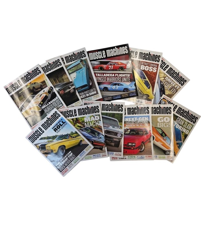 Hemmings Muscle Machines Magazine Lot of 12 Complete 2020 Vol 17-18 Sports Cars