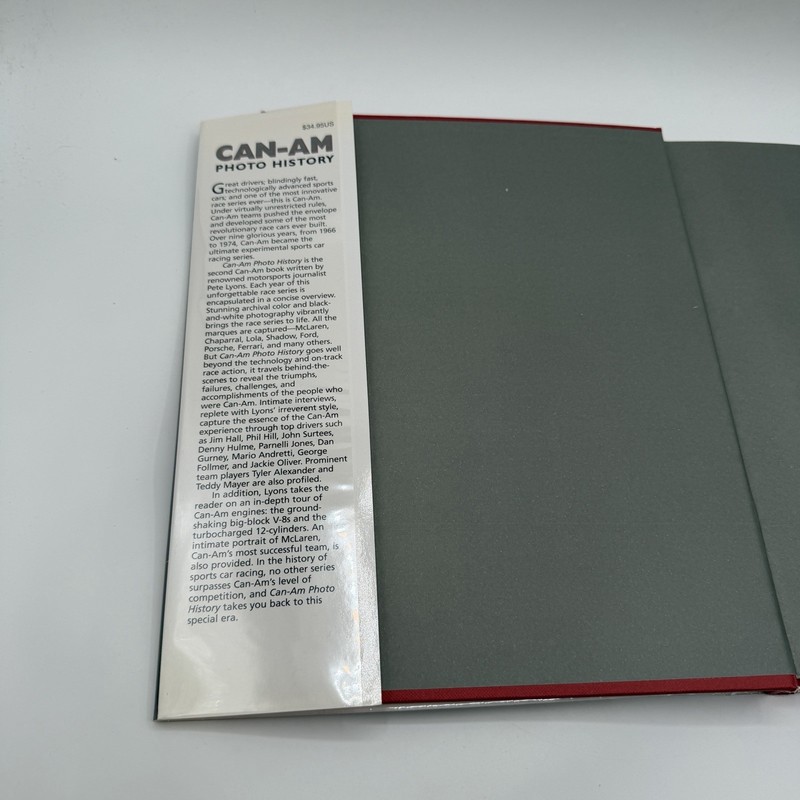 Can-Am Photo History by Pete Lyons Book w/ Dust Jacket gallery