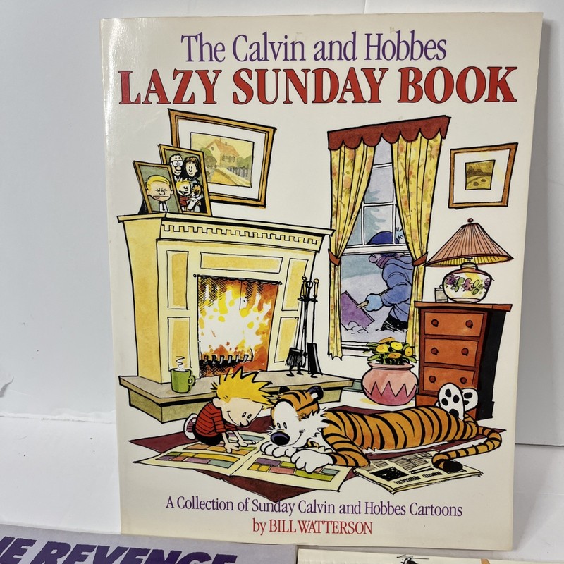 Vtg Calvin and Hobbes Collection Book Lot of 5 gallery
