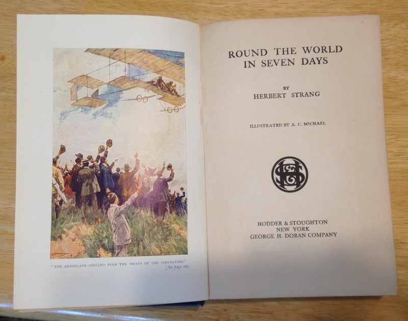Round the World in Seven Days Herbert Strang 1910 Hodder Stoughton 1st ed. gallery