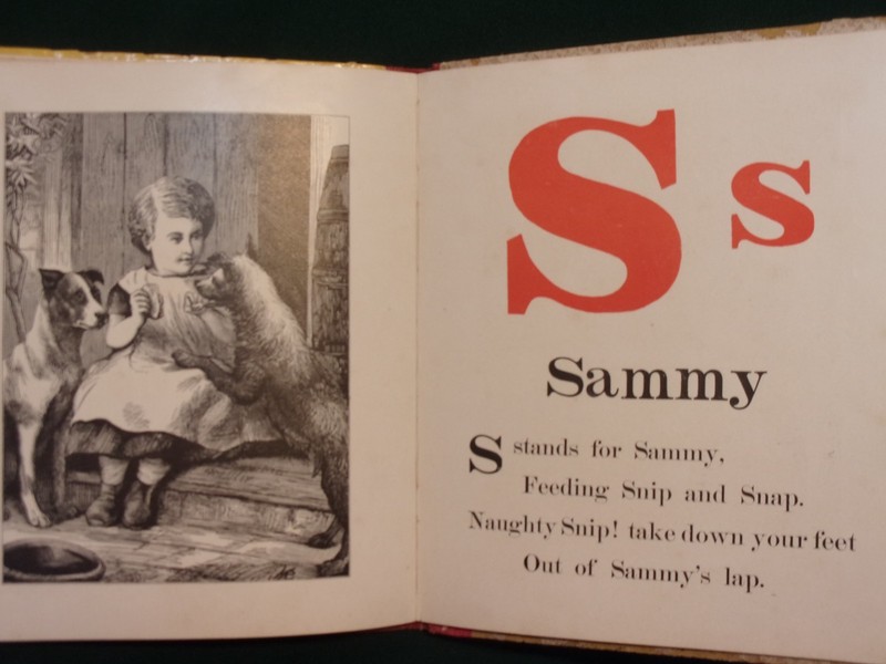 THE BIG LETTER A-B-C BOOK FOR HOME & SCHOOL WORK, McLoughlin Bros., NY, 1898. gallery