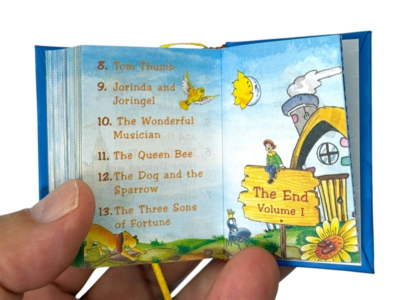 new Children's Tales Vol I full color illustrated miniature book hardbound gallery
