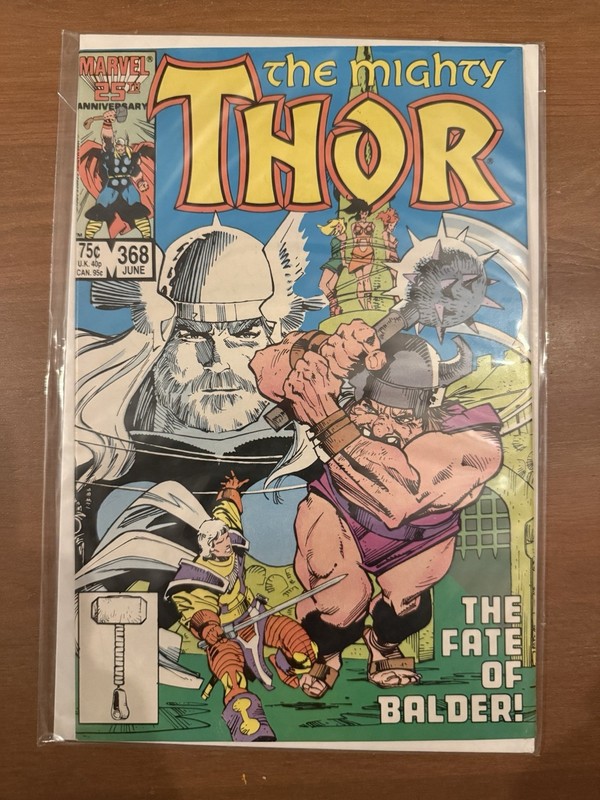 The Mighty Thor #368 “The Fate of Balder!” Marvel Comics 1986