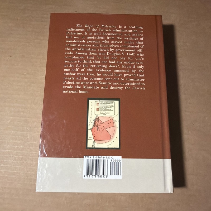 THE RAPE OF PALESTINE William B. Ziff Hardcover gallery