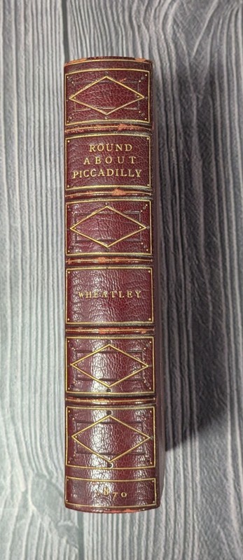 Round About Piccadilly and Pall Mall - Wheatley - 1870 - Binding - Illustrations gallery