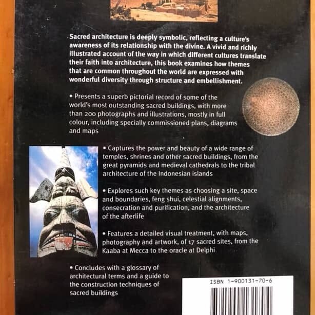 Living Wisdom Sacred Architecture Book Vitebsky P & Humphrey C by Watkins Media gallery